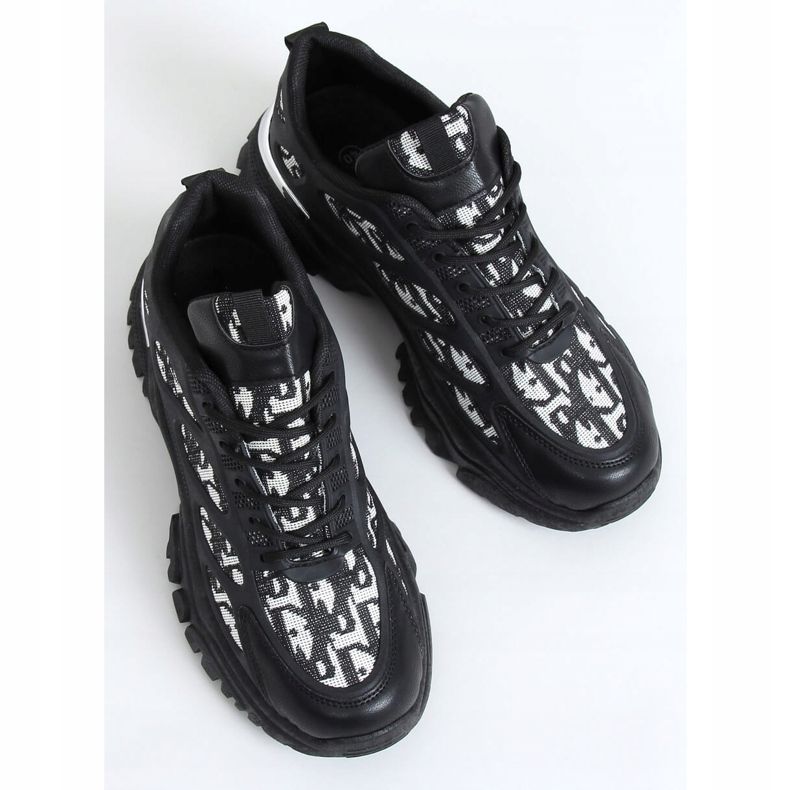 Sapatos esportivos femininos pretos VL123 Preto 1