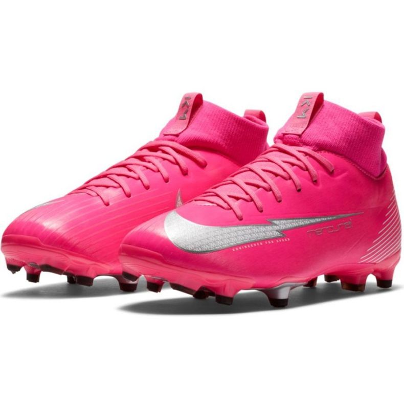 Chuteiras Nike Mercurial Superfly 7 Academy Mg Jr DB5609 611 multicolorido rosa 2