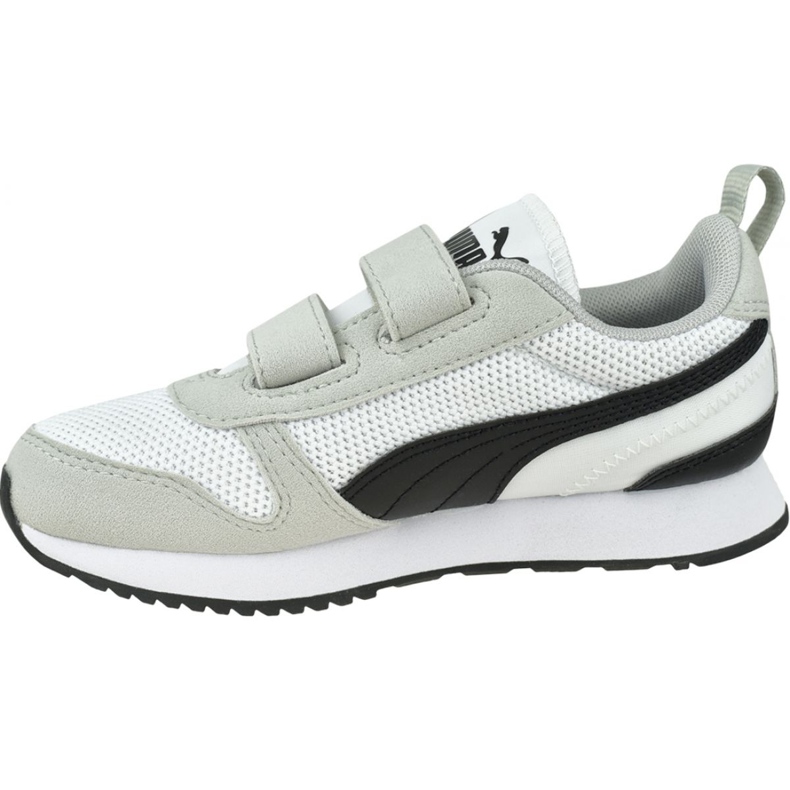 Puma R78 V Ps Jr 373617 02 branco preto cinza 1