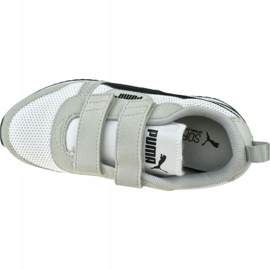 Puma R78 V Ps Jr 373617 02 branco preto cinza 2