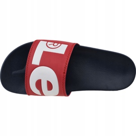 Sandália Levi's Batwing Slide 231548-794-87 branco vermelho azul marinho 2