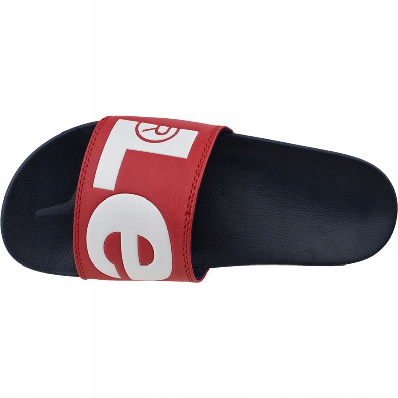 Sandália Levi's Batwing Slide 231548-794-87 branco vermelho azul marinho 2