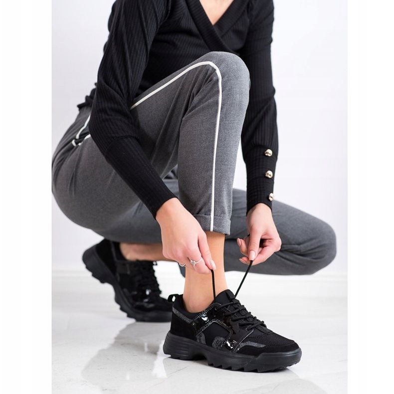 Kylie Tênis preto claro cinza 1