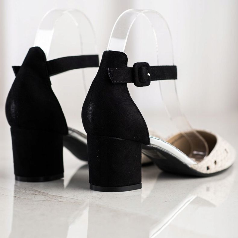 Goodin Bombas de impressão de cobra bege marrom preto 1