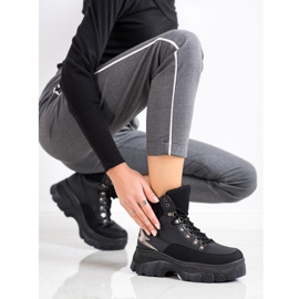 Seastar Sapatinhos esportivos da moda com cordões preto 1