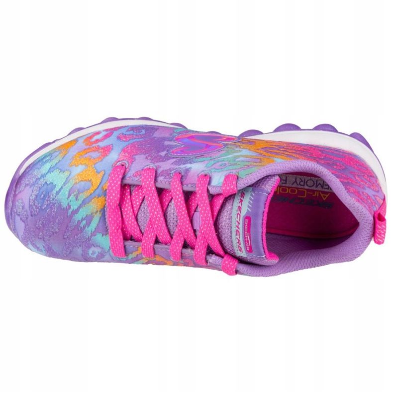 Skechers Skech-Air-Wild Jumpz Jr 84555L-LVMT roxo rosa multicolorido 2