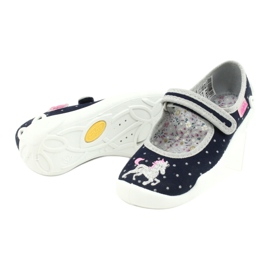 Calçados infantis Befado 114X414 azul marinho cinza 4