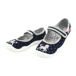 Calçados infantis Befado 114X414 azul marinho cinza 3