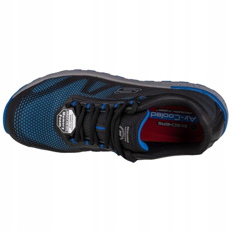 Sapatos Skechers Bulklin-Lyndale W 77180EC-BLU preto azul 2