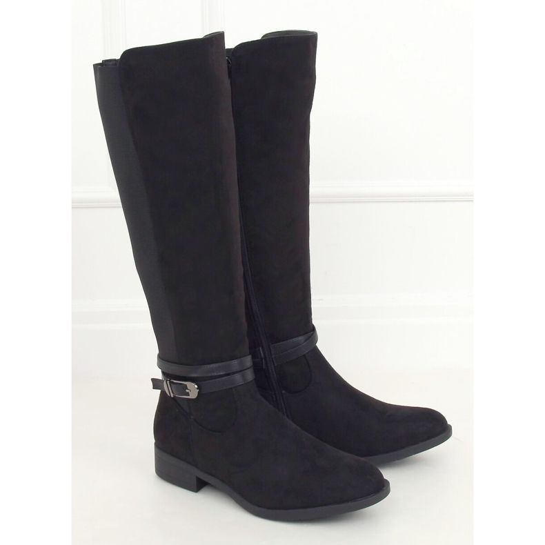 Botas femininas pretas BJ1539-KB Pretas preto 1