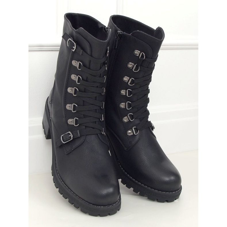 Botas militares pretas 361 pretas preto 1
