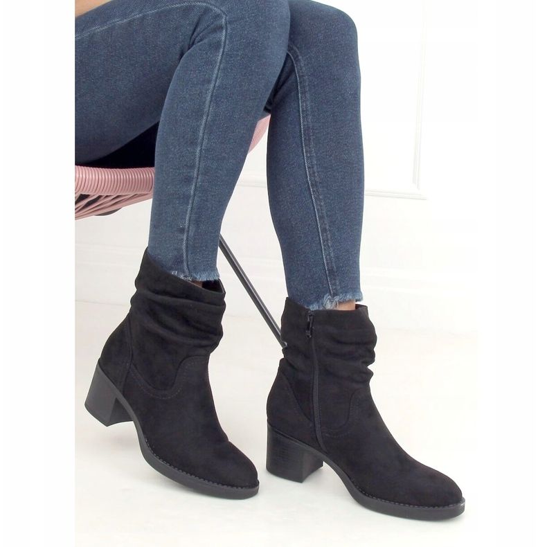 Botas pretas de salto alto 6341 Pretas preto 2