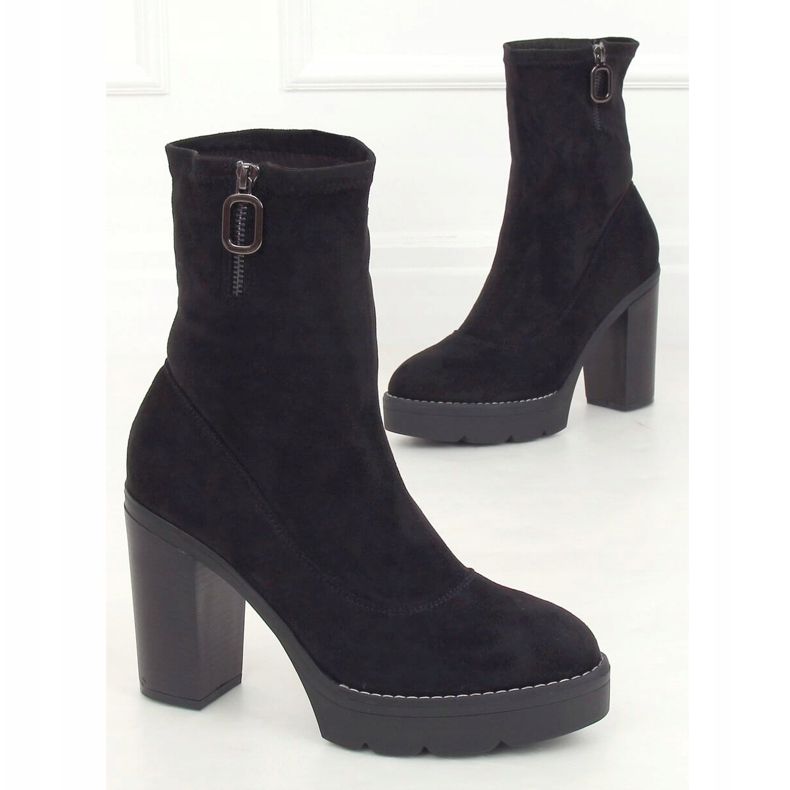 Botas plataforma pretas 9513 pretas preto 1