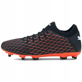 Chuteiras Puma Future 6.4 Fg Ag M 106195 01 azul, preto, laranja preto 2