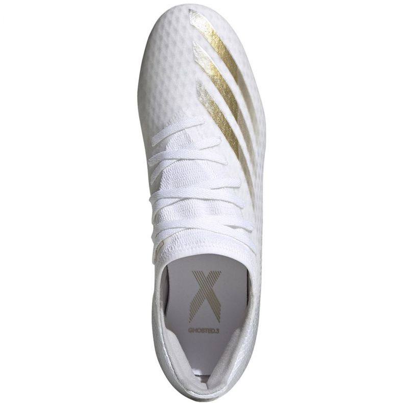 Chuteiras Adidas X Ghosted.3 Mg M FW3543 ouro branco dourado 1