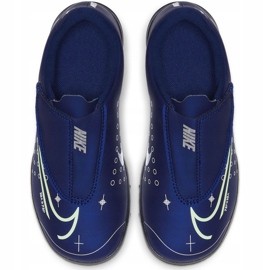 Chuteiras Nike Mercurial Vapor 13 Club Mds Tf Ps (V) Jr CJ1180-401 azul marinho 4