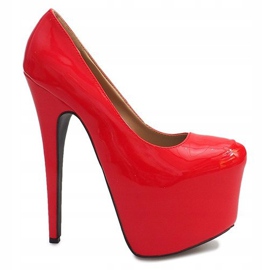 Pinos altos lacados na plataforma vermelha D905 vermelho 1 Pinos altos lacados na plataforma vermelha D905 vermelho 1
