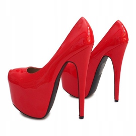 Pinos altos lacados na plataforma vermelha D905 vermelho 4