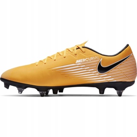 Chuteira Nike Mercurial Vapor 13 Academy SG-Pro Ac M BQ9142 801 multicolorido amarelo 2