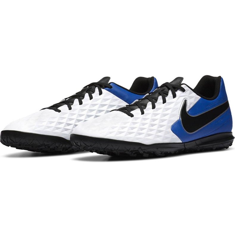 Chuteiras Nike Tiempo Legend 8 Club Tf M AT6109 104 preto, azul, branco branco 1