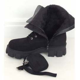 Botas pretas com bolsa NC1111 preta preto 2