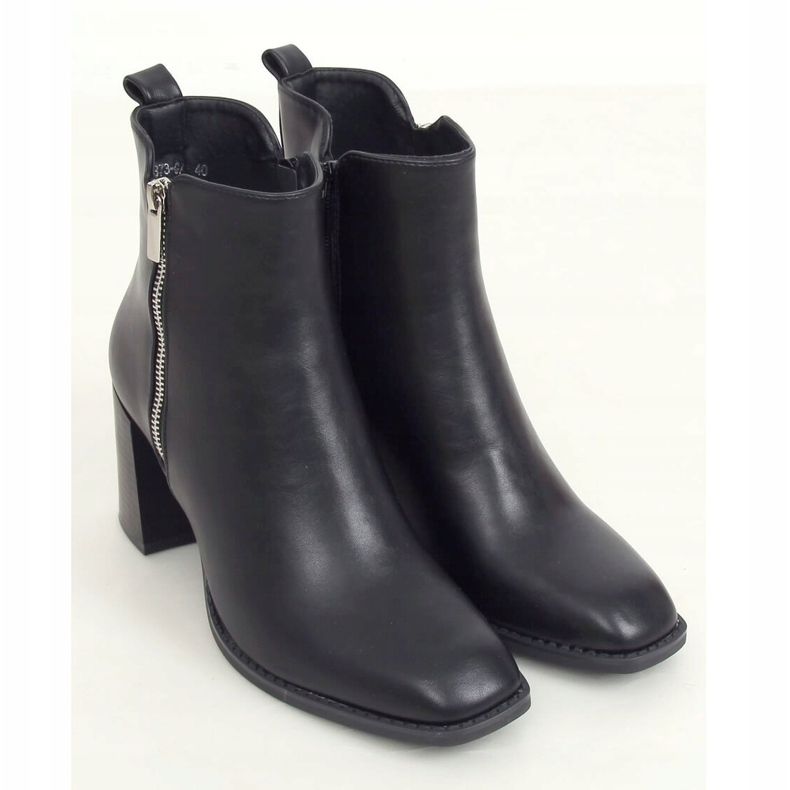Botas pretas de salto alto 8373-GA pretas preto 2