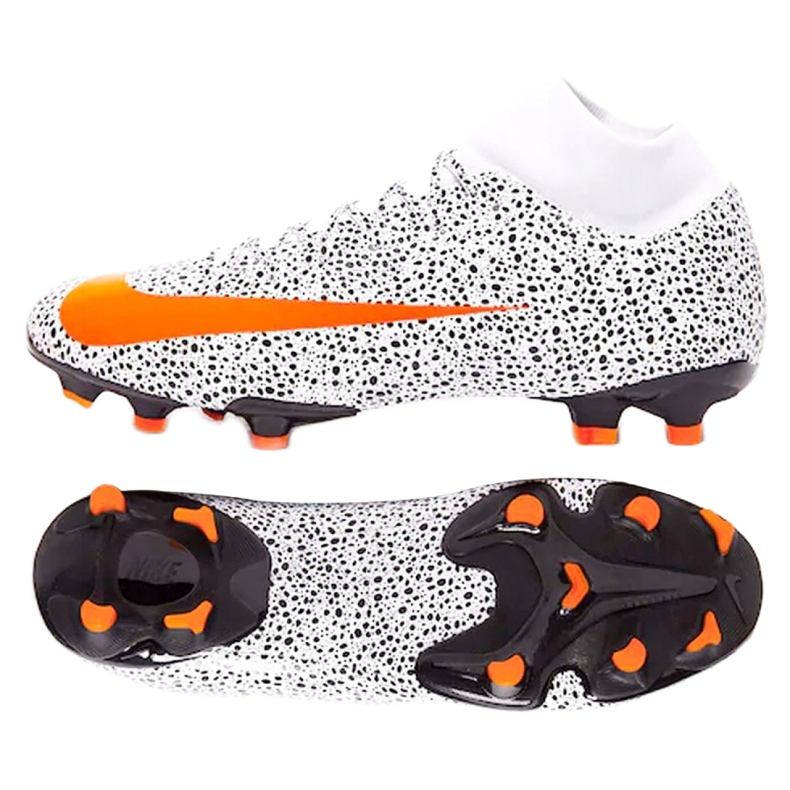 Chuteiras Nike Mercurial Superfly 7 Academy CR7 FG / MG Jr CV3182-180 branco 6