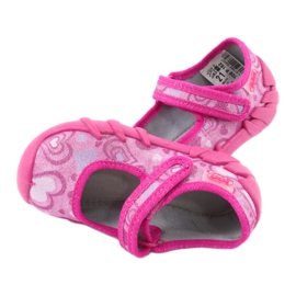 Calçados infantis Befado 109P162 rosa prata 5