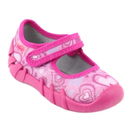 Calçados infantis Befado 109P162 rosa prata 1