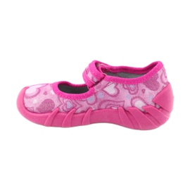 Calçados infantis Befado 109P162 rosa prata 2