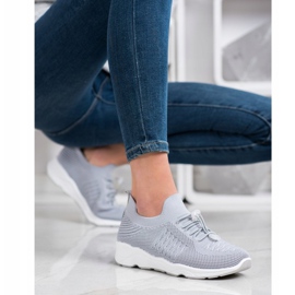 Goodin Calçados esportivos confortáveis cinza 1