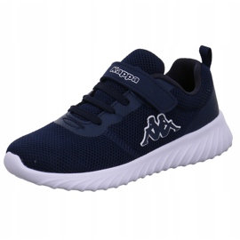Sapatos infantis Kappa Ces K azul marinho e branco 260798K 6710 azul-marinho 1