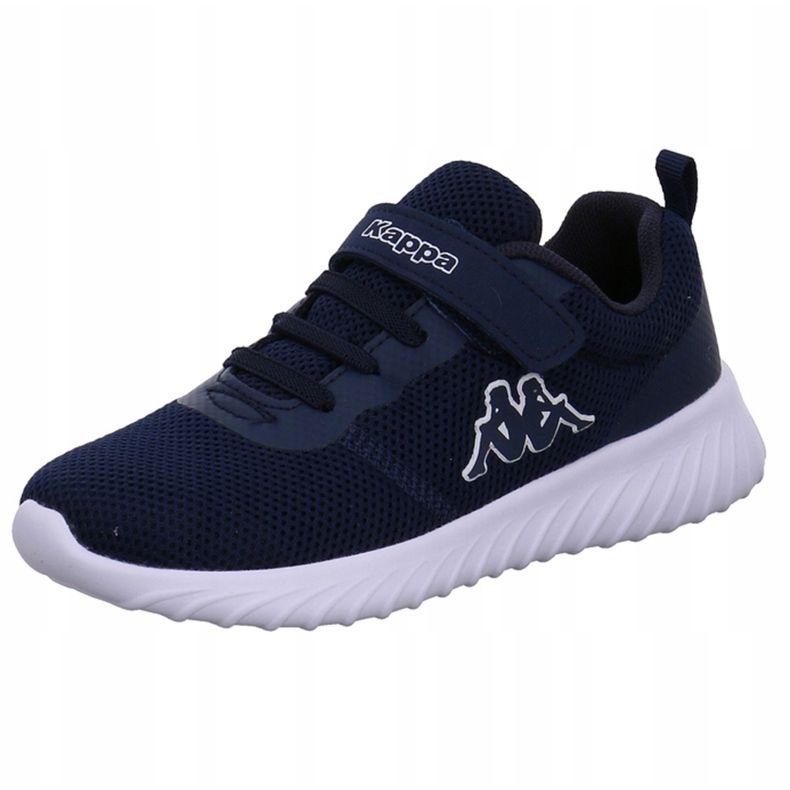 Sapatos infantis Kappa Ces K azul marinho e branco 260798K 6710 azul-marinho 1