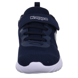 Sapatos infantis Kappa Ces K azul marinho e branco 260798K 6710 2