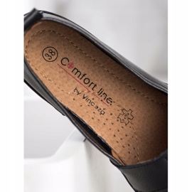 Slipons de couro VINCEZA preto 1