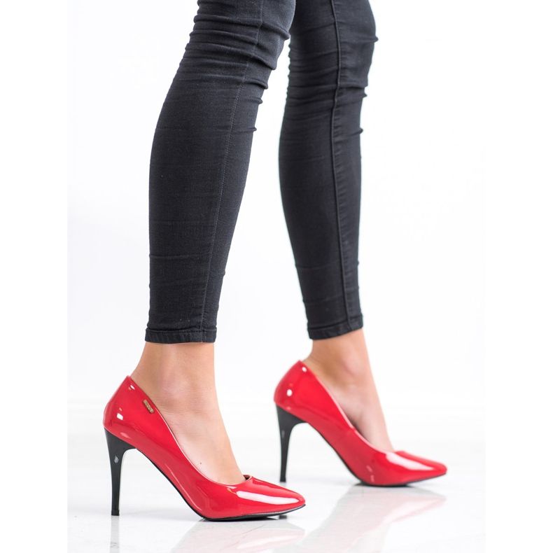 Goodin Bombas lacadas vermelho 2