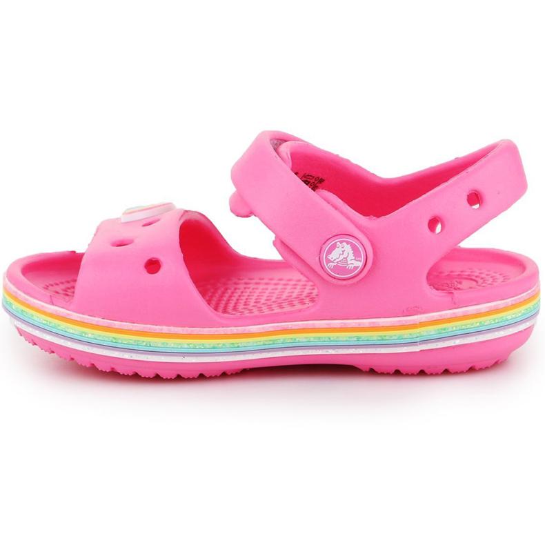 Sandálias infantis Crocs Crocband Imagination Sandal Ps rosa 206 145 669 1