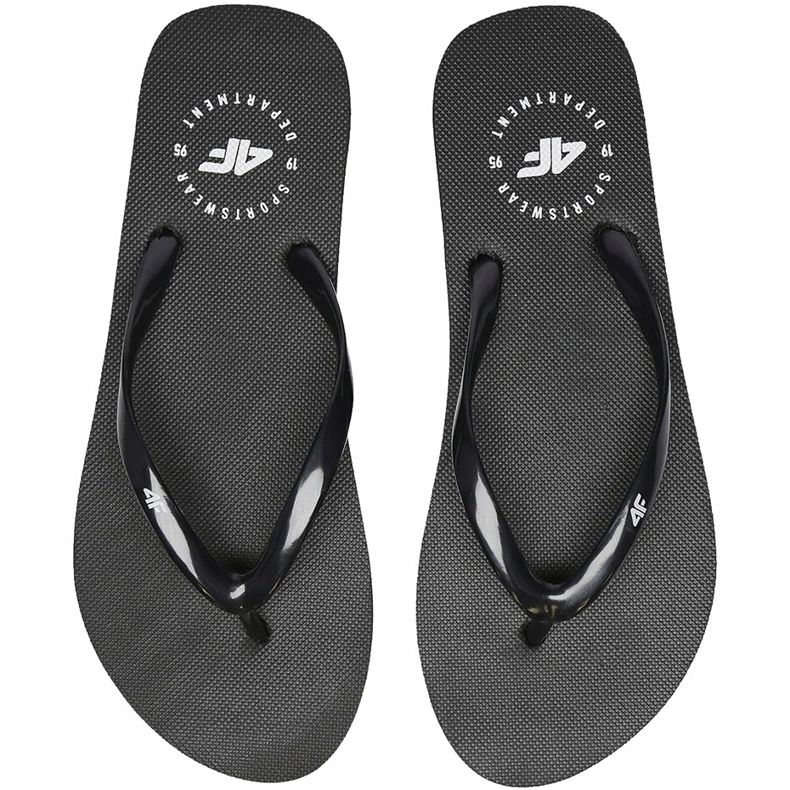 Chinelos femininos 4F pretos H4L20 KLD005 21S 2