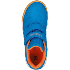 Sapatos infantis Kappa Kickoff K azul-laranja 260509K 6044 1