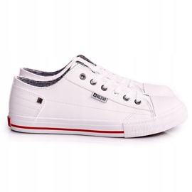 Tênis de couro masculino Big Star DD174260 branco 1