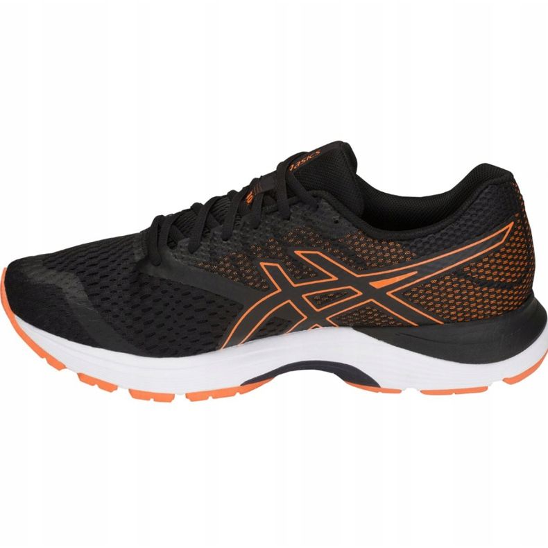 Sapatos Asics Gel-Pulse 10 M 1011A007-001 preto laranja 1