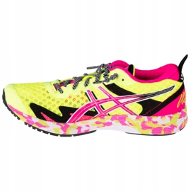 Asics Gel-Noosa Tri 12 W 1012A578-751 preto rosa amarelo 1
