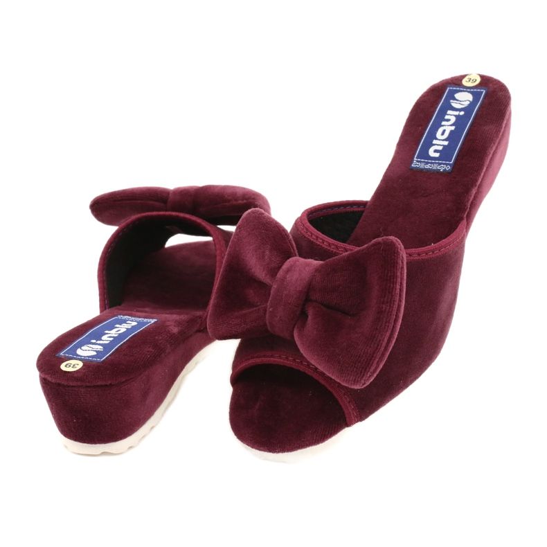 Sapatos femininos Inblu 155D119 vermelho 4