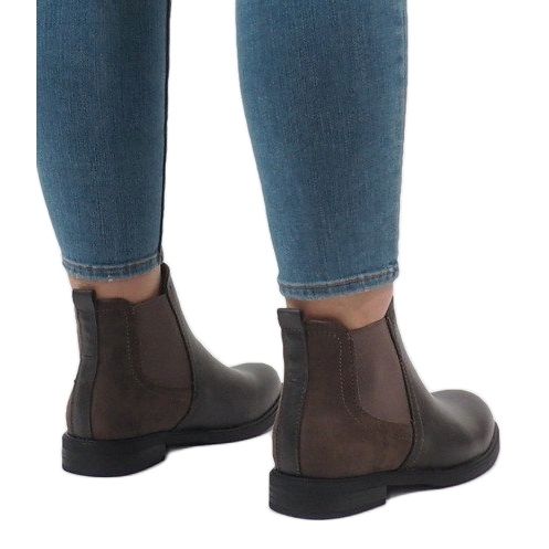 Botas isoladas cinza 6591 1