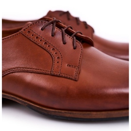 Bednarek Polish Shoes Sapatos de couro masculino com solado claro Bednarek marrom claro castanho 2