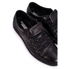 Bednarek Polish Shoes Tênis de couro masculino de couro preto bednarek preto 1