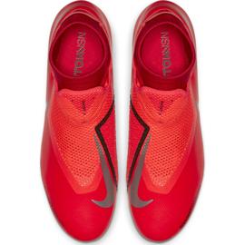 Chuteira Nike Phantom Vsn Academy Df FG / MG AO3258 600 de futebol vermelho vermelho 1