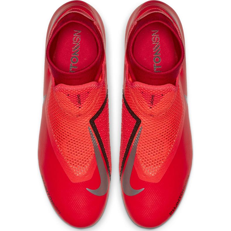 Chuteira Nike Phantom Vsn Academy Df FG / MG AO3258 600 de futebol vermelho vermelho 1