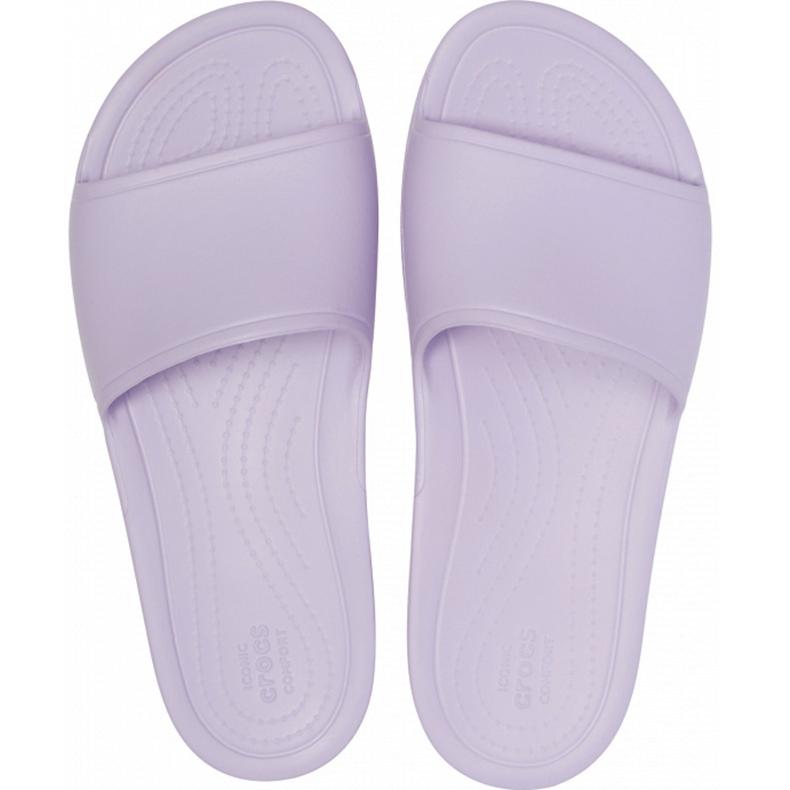 Sloane Slide W feminino Crocs 205 742 530 roxo 2