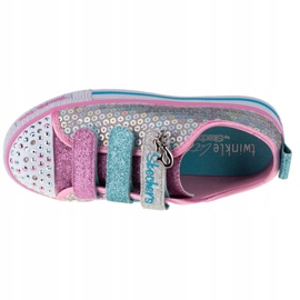 Sapatos Skechers Twinkle Lite Jr 20062L-SMLT multicolorido 2